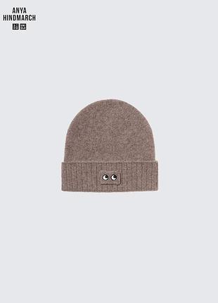 В'язана шапка uniqlo,  зі 100% кашеміру