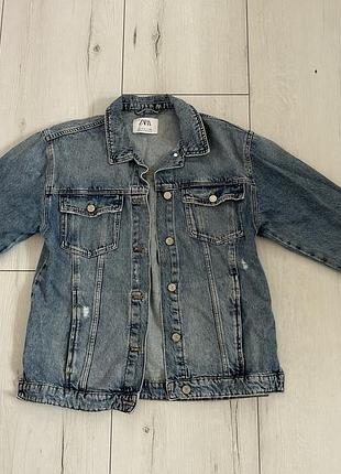 Джинсова курточка zara