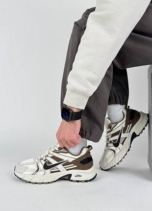 Nike v2k run beige brown 10
