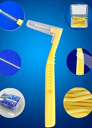 Зубная нить-стик dental floss stick набор 10 шт
