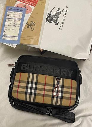 Сумка burberry чорна 3