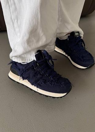 New balance  574 x miu miu blue jeans