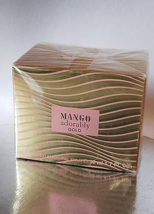 Редкость! mango adorably gold в слюде оригинал  edp