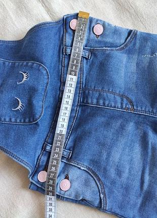 Комбінезон джинсовий denim co, для дівчинки 6-7 років 4