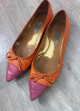 Балетки prada