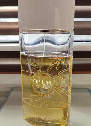 Yves saint laurent opium fleur d'été 100 ml — вінтажний парфум, оригінал (france)