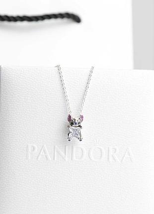 Срібний ланцюжок pandora «стіч» / на подарунок цепочка, підвіска