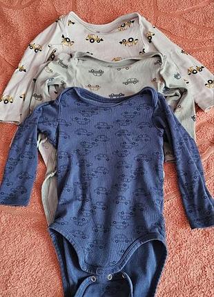 Боди детские с длинным рукавом h&amp;m