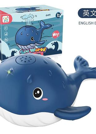 Іграшка для ванної фонтан-кит із підсвічуванням, metr+, kard2-7