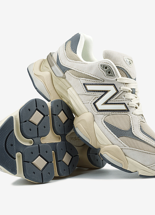 Кроссовки new balance 9060 beige brown blue арт 4035