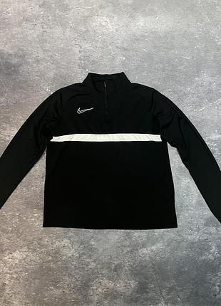 Чоловіча  зіп 1/3 спортивна кофта nike dry academy 21 drill top, м