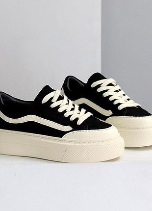 Кеды на утолщенной подошве