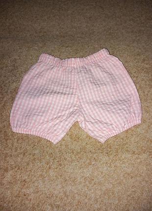 Фирменные муслиновые шорты 0-3мис