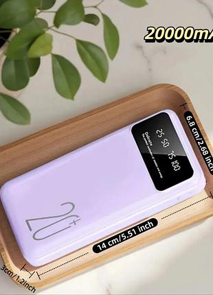 Павербанк 20000mah с дисплеем+фонари!