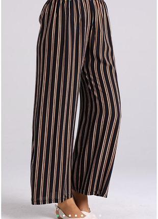 Штани штатні палаццо плісе