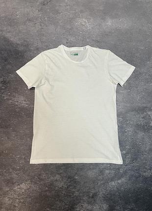 Футболка чоловіча біла organic cotton esprit ,m
