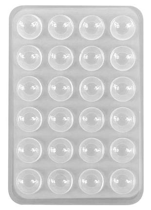 Силиконовая держатель-присоска для телефона sticker side silicone (3m коврик липучка) (80*55 мм)серый