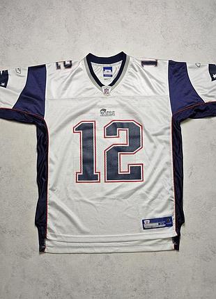 Американський футбол vintage reebok new england patriots tom brady 12 football jersey