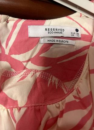 Святкова квітчаста туніка ,блуза жіноча reserved, розмір м 2