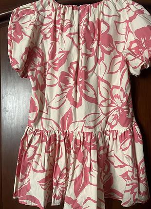 Святкова квітчаста туніка ,блуза жіноча reserved, розмір м 3