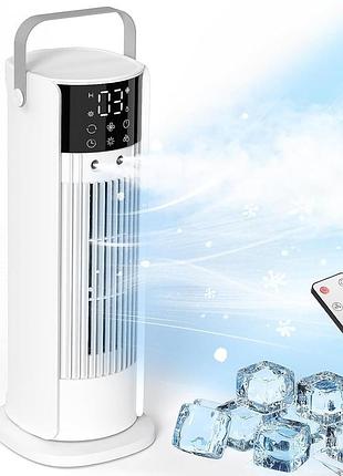 Портативный кондиционер fiahng ly-es-ts-01 белый 700 мл охладитель‑увлажнитель 4 скорости, 90° кач., таймер