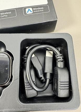 Бездротовий адаптер 2в1 carplay та android auto 4