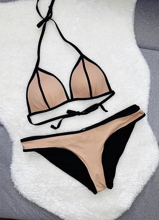 Роздільний купальник з паралоном на завʼязку