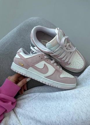 😍 женские кроссовки nike sb dunk | sail / pearl pink