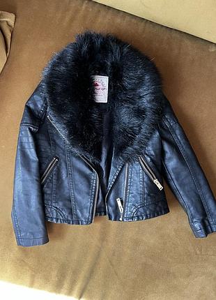 Косуха шкірянка для дівчинки