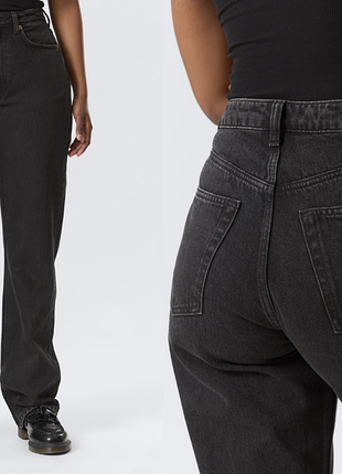 Новые джинсы weekday черные размер 30/32