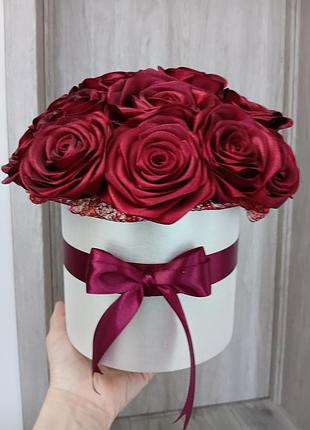 Цветы из ленты