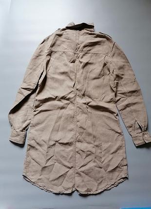 Льняное платье рубашка 4