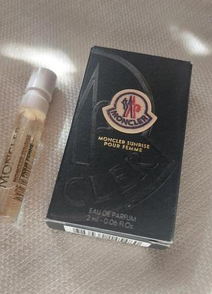 Женская парфюмированная вода пробник moncler sunrise pour femme