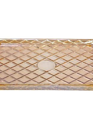 Блюдо для закусок скляне 24,5*20,5*2 см прямокутне hp-yh-53