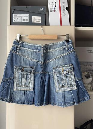 Джинсовая юбка y2k не zara jul mango