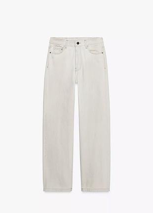 Грязно білі джинси zara