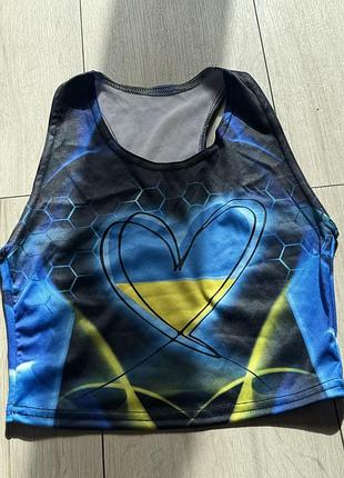 Спортивний костюм, топік+лосіни, розмір xs-s