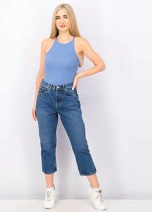 Укороченные прямые джинсы topshop