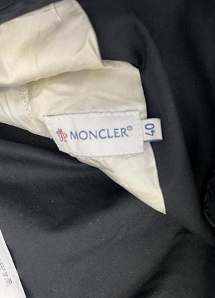 Moncler жіночі класичні чорні приталені штани  малого розміру 7