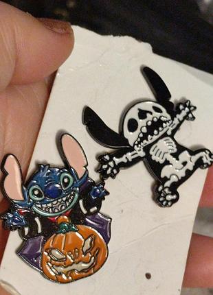 Набір брошка брошка пін значок метал stitch-стич скелет жах хелловіїн