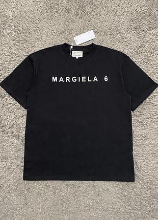 Футболка mm6 maison martin margiela чоловіча з принтом made in italy