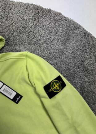 Зип-худи stone island лимонный 4
