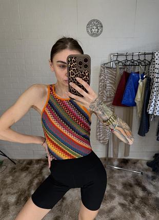 Вязаный топ