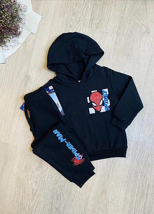 Дитячий спортивний костюм на флісі для хлопчика 98/104 см spider man
