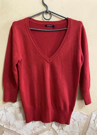 Джемпер женский красный