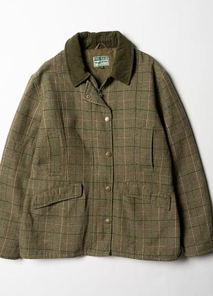 Hoggs of fife field pro uk 16 tweed coat wool blend country shooting jacket [jwh016952]