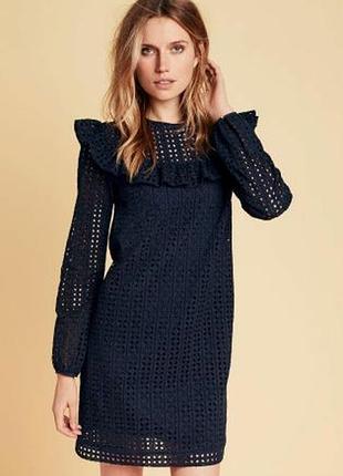 Нова міні сукня next petite прошва темно синього кольору