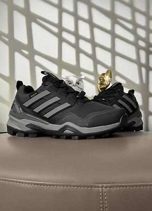 💎мужские кроссовки adidas terrex skychaser#x dark grey black