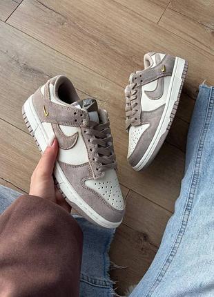 Кроссовки nike sb dunk low sail beige арт 0342