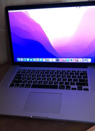 Macbook pro retina 15" a1398 2015 i7 2,8/16gb/ 512gb/r9 m370x/3 години